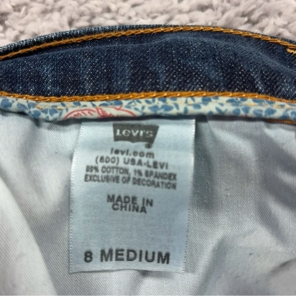 Levi's Jeans Womens 8 The Original Jean Pencil 542 Casual Hemmed Flap Pockets - Picture 3 of 6